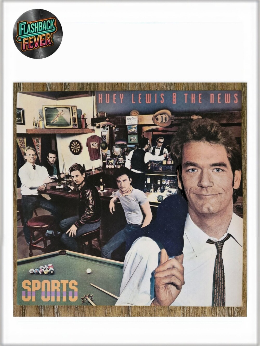 HUEY LEWIS and the NEWS•Sports•Sept 15, 1983 US (#FV 41412) Pitman 1st Pressing
